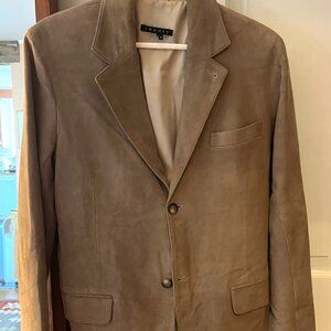 Theory - Suede Blazer (M) Taupe